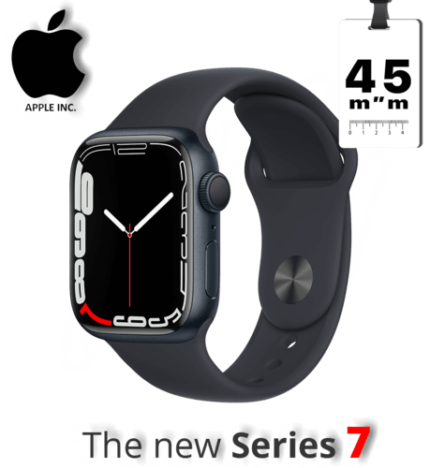 מתצוגה Apple Watch Series 7 45mm Aluminum Case Sport Band GPS