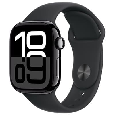 Apple Watch Series 10 46mm Aluminum Case Rubber Sport Band GPS +‎ Cellular