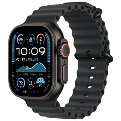 שעון חכם Apple Watch Ultra 2 2024 49mm Titanium Case Ocean Band GPS +‎‎ Cellular אפל