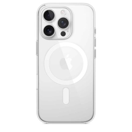 כיסוי שקוף מקורי ל-Apple iPhone 16 Pro  עם חיבור MagSafe